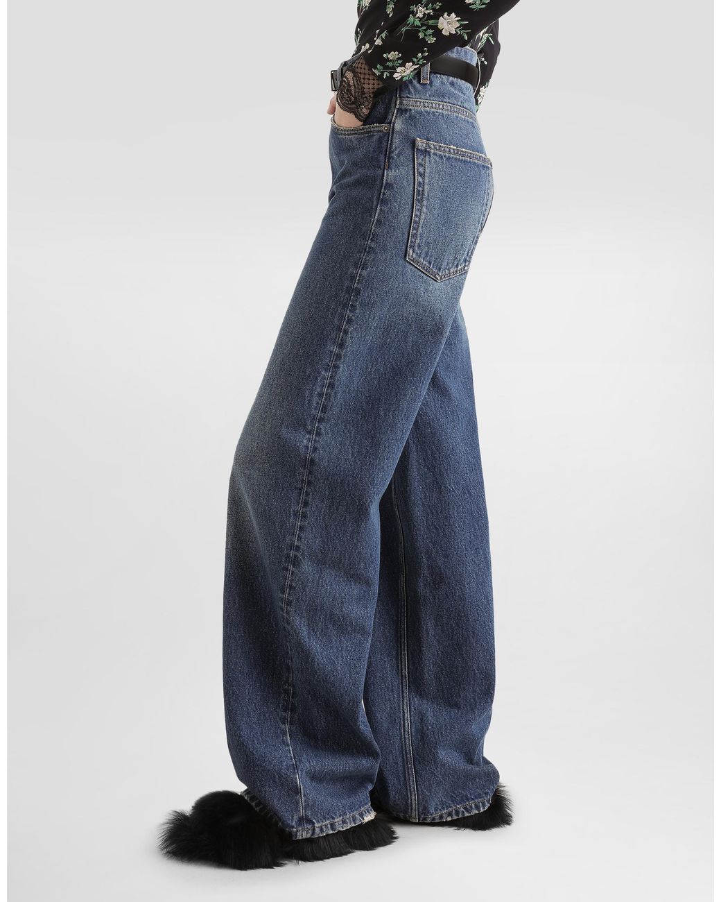 Dolce & Gabbana Blue 5-Pocket Denim Trousers