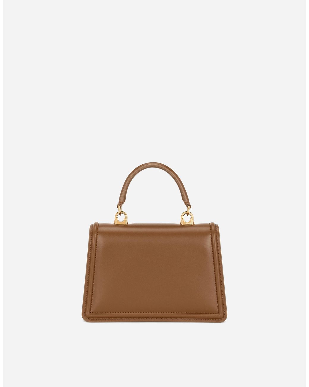 Dolce & Gabbana Natural Small Devotion Top-Handle Bag