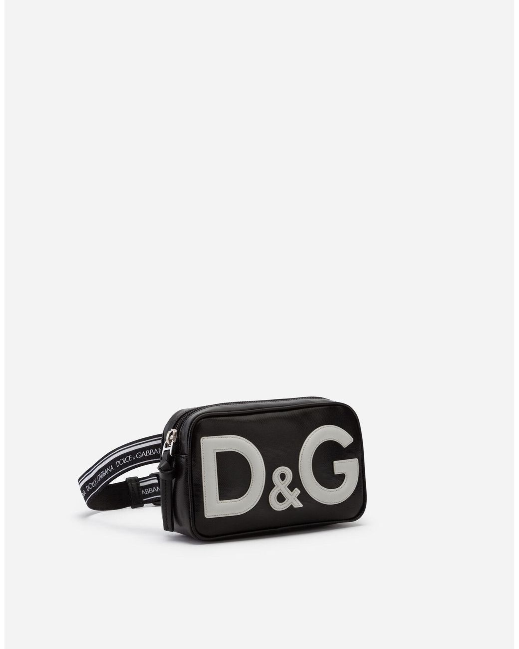 Dolce & Gabbana Bauchtasche Aus Bedrucktem Canvas D&G-Logo in Schwarz |  Lyst DE
