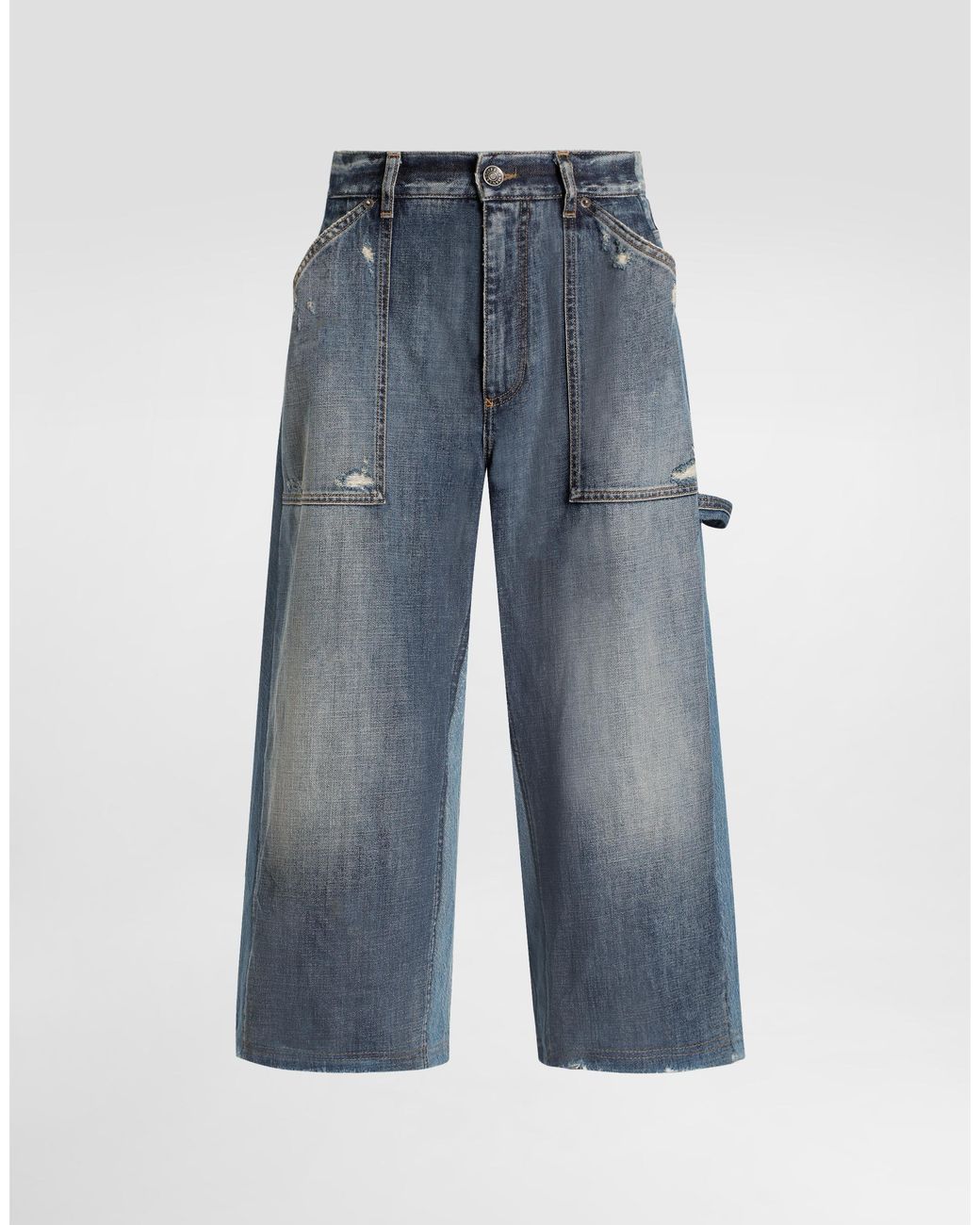 Dolce & Gabbana Blue Denim Bermuda