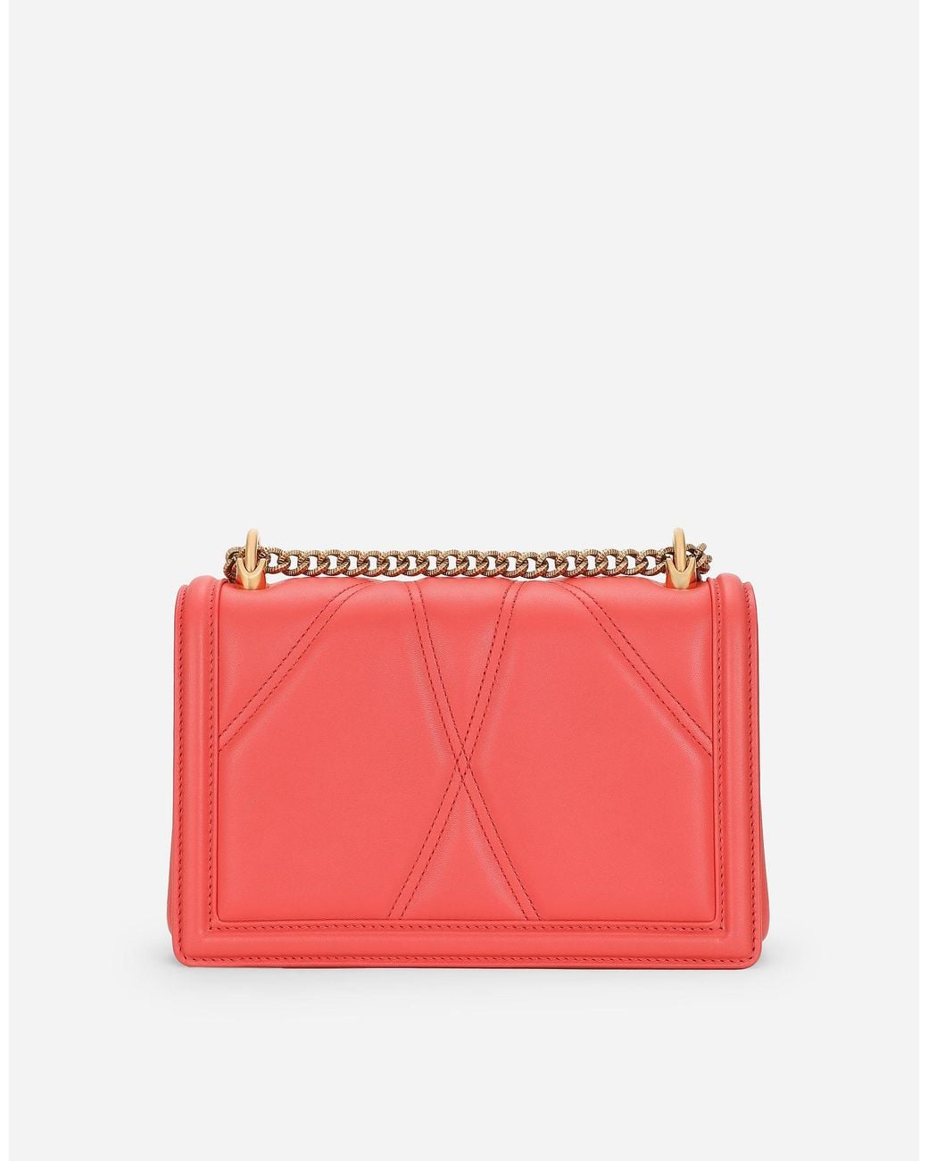 Dolce & Gabbana Red Medium Devotion Shoulder Bag