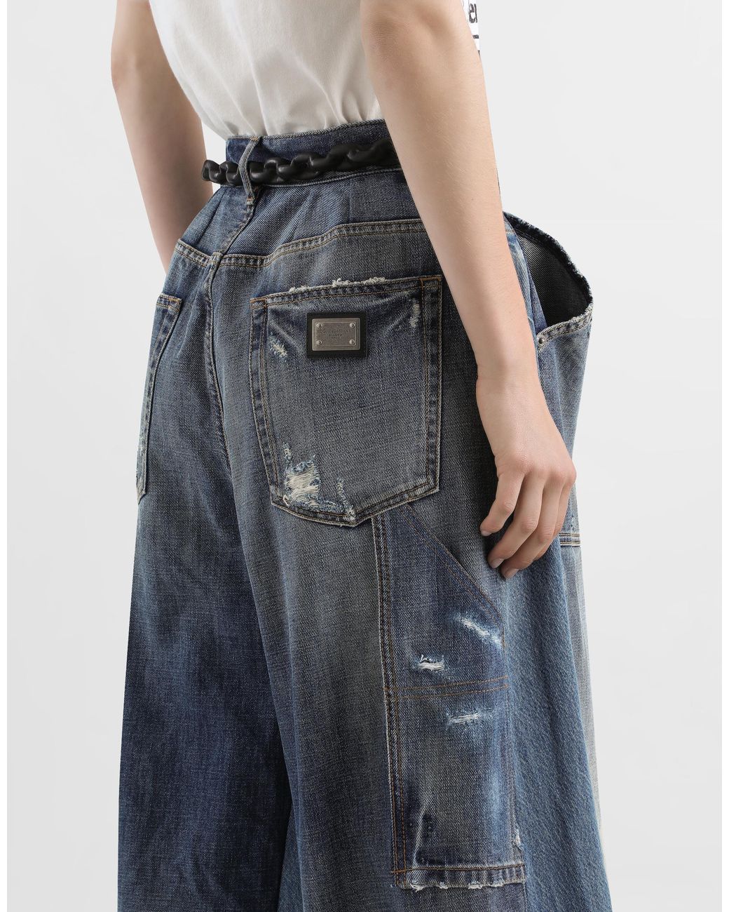 Dolce & Gabbana Blue Denim Bermuda