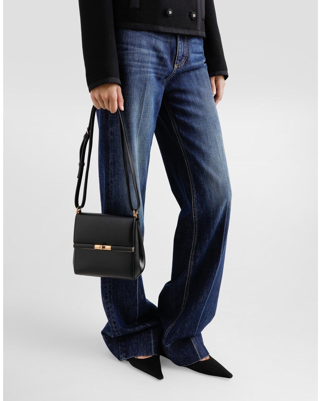 Borsa A Tracolla Marlene di Dolce & Gabbana in Black