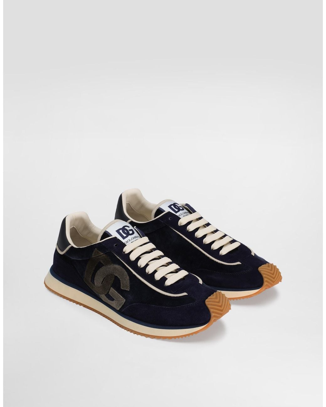 Dolce & Gabbana Blue Dg Cushion Low-Top Sneakers for men