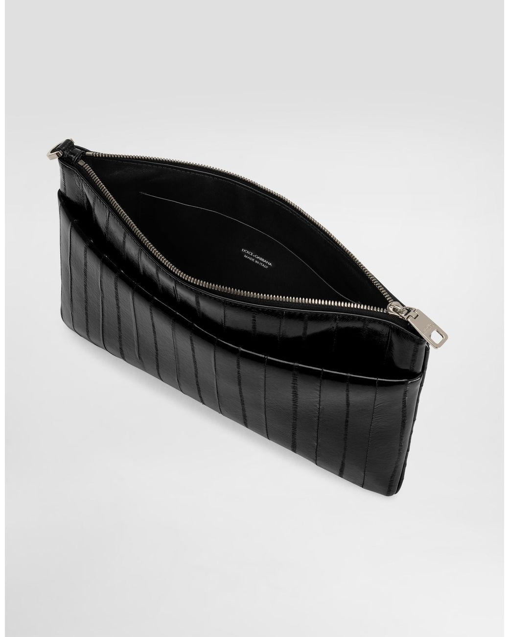 Dolce & Gabbana Black Eel Skin Necessaire for men