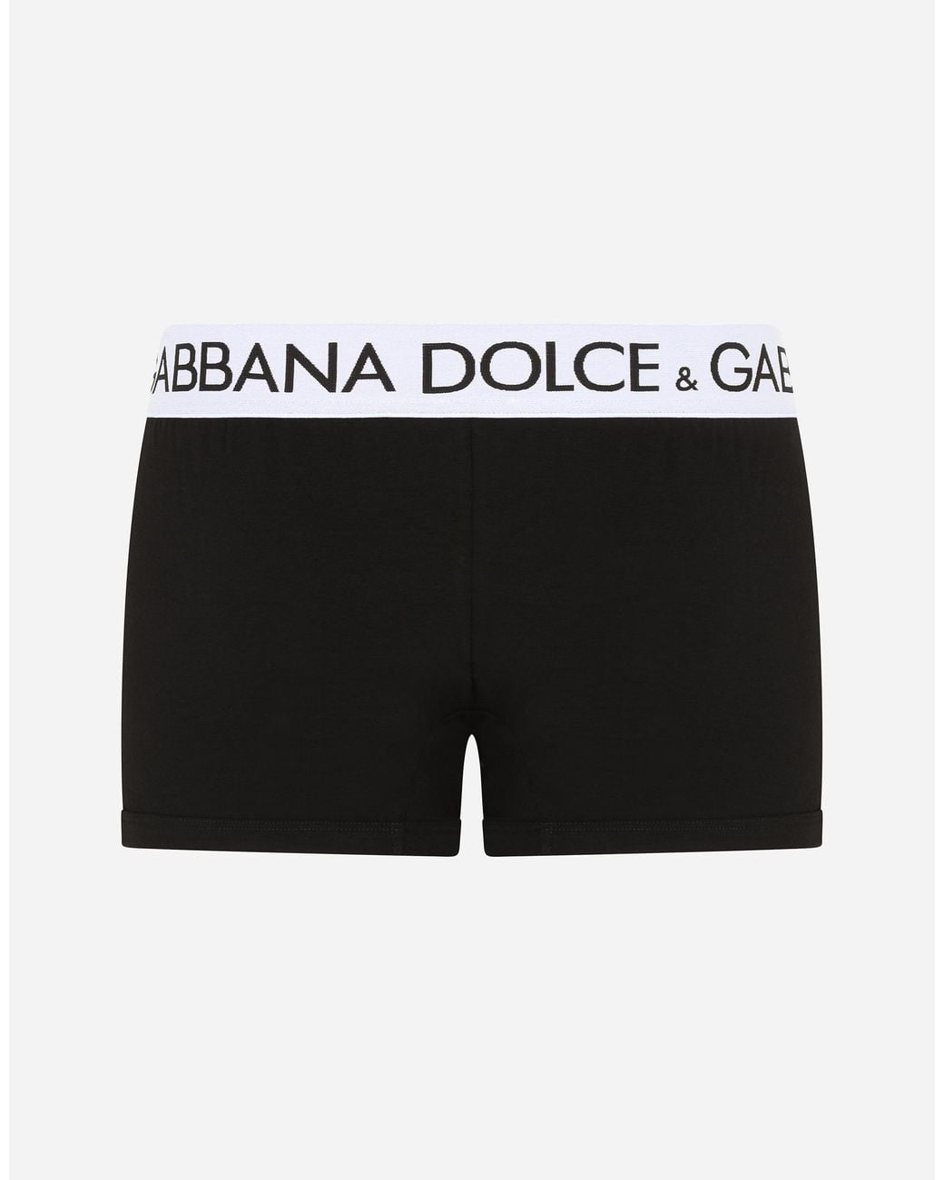 Dolce & Gabbana Black Two-Way-Stretch Cotton Jersey Long-Leg Boxers for men