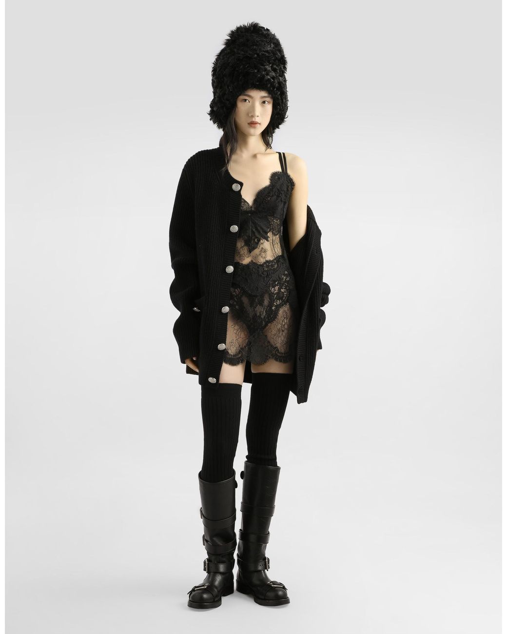 Dolce & Gabbana Black Dolce & Gabbana Sweaters