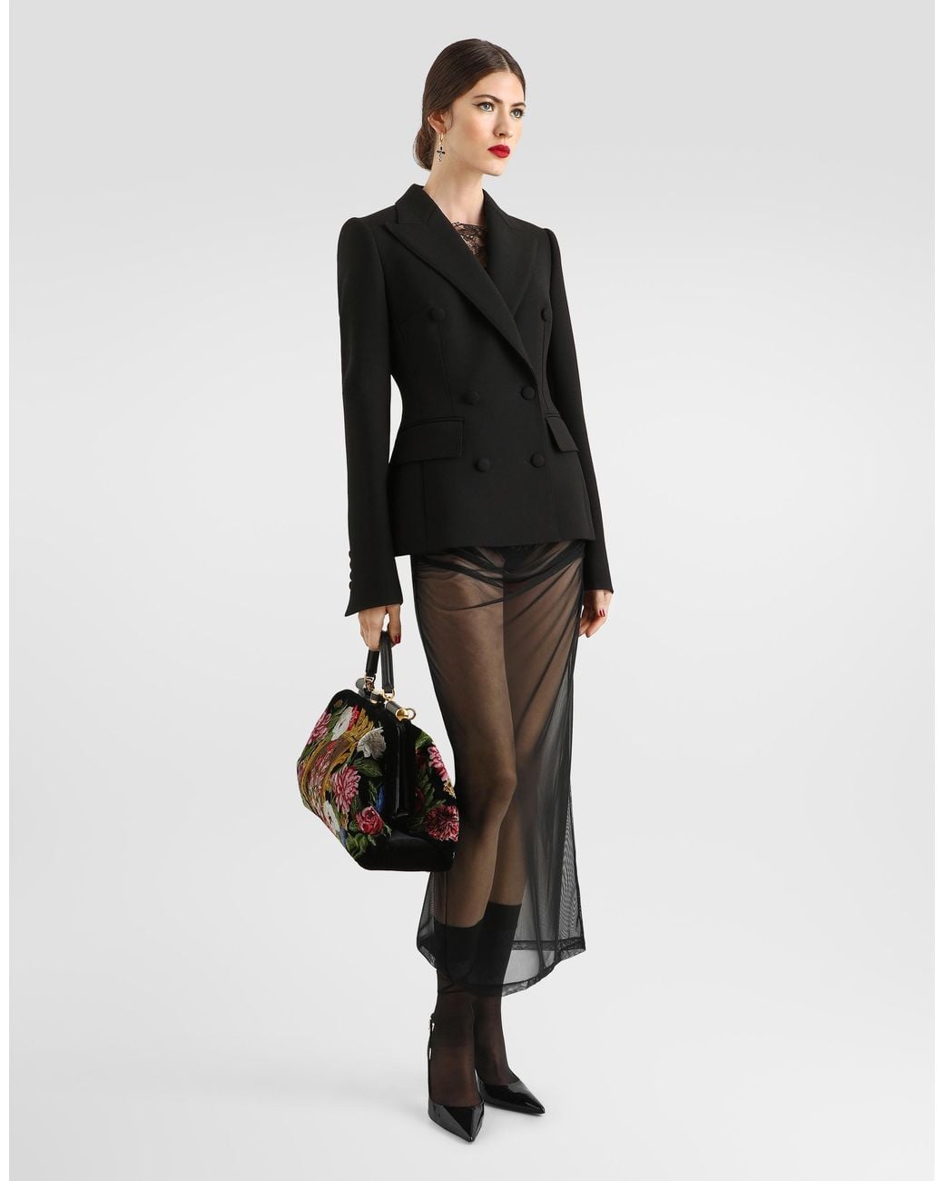 Dolce & Gabbana Black Double-Breasted Jacket