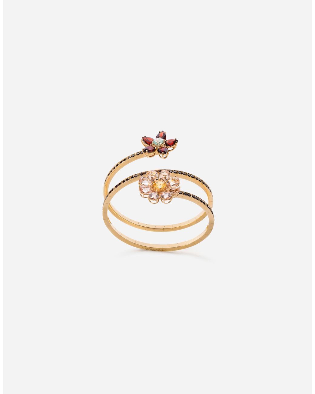 Dolce & Gabbana White Spring Bracelet 18Kt, Rhodolite Garnets, Morganites, Zircon And Citrine