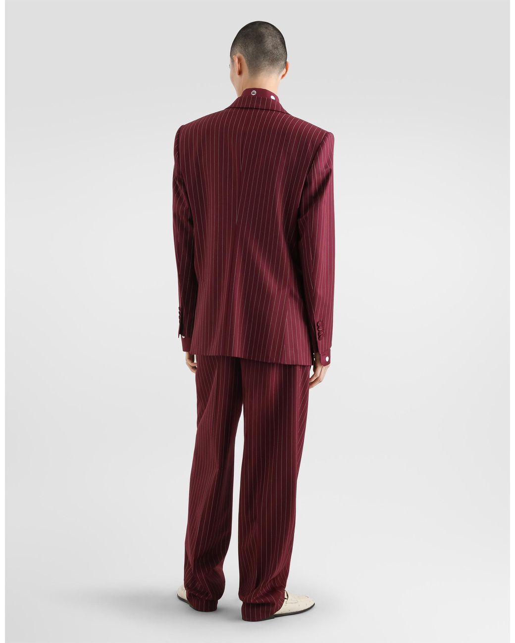 Dolce & Gabbana Purple Double-Breasted Martini Suit for men