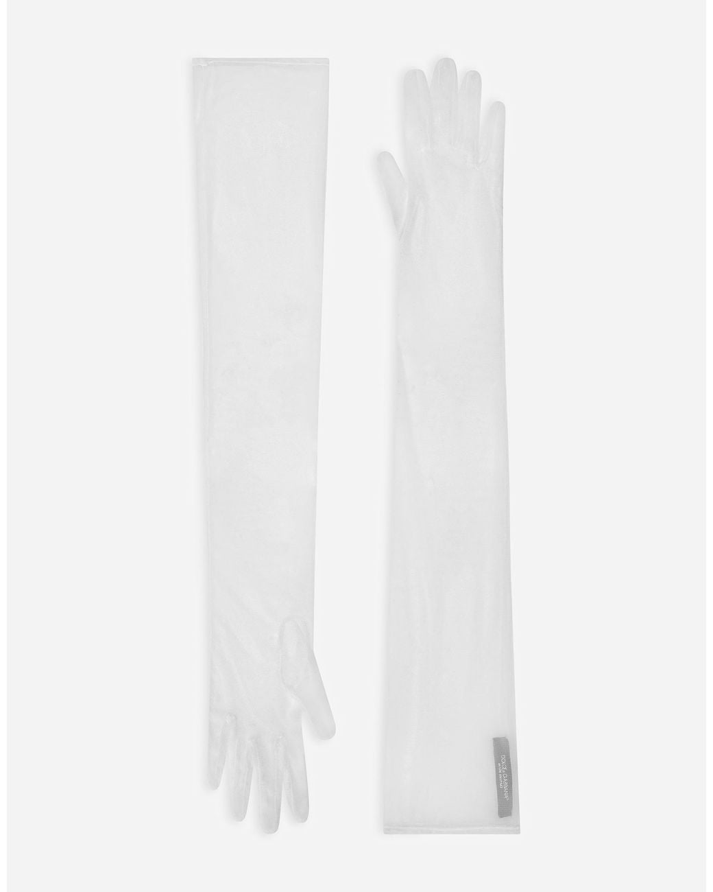 Dolce & Gabbana White Guanti Classici