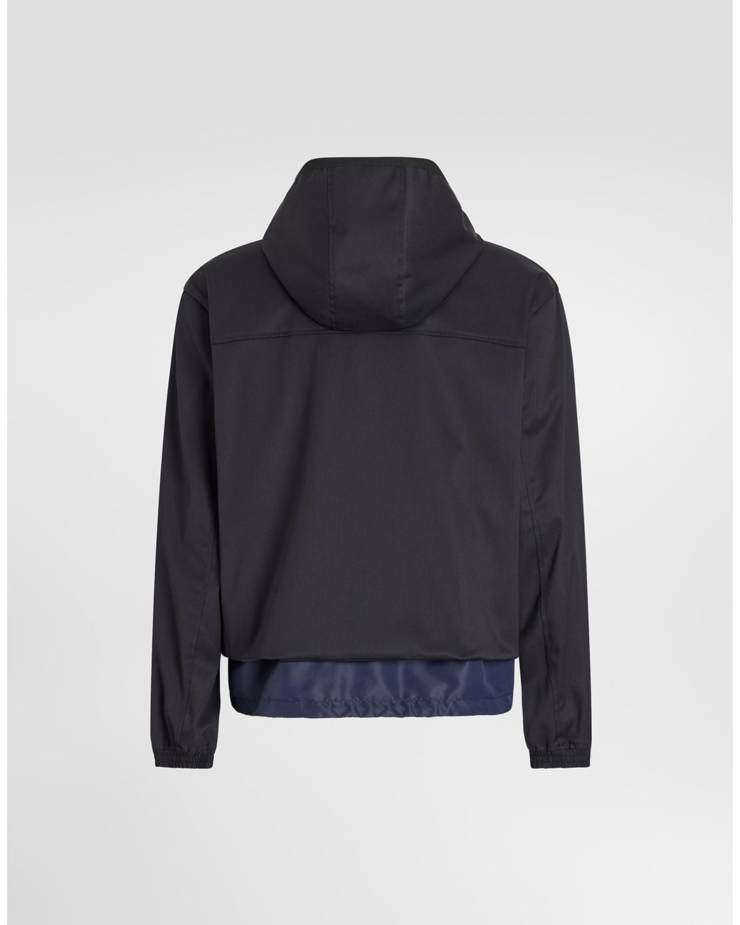 Dolce & Gabbana Blue Technical Wool Jacket for men