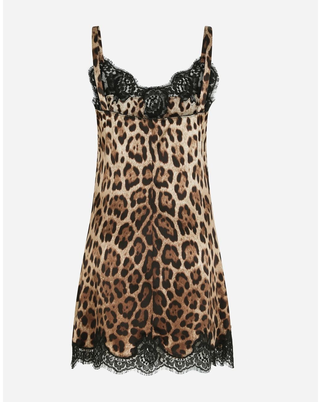 Dolce & Gabbana Brown Sottoveste Corta