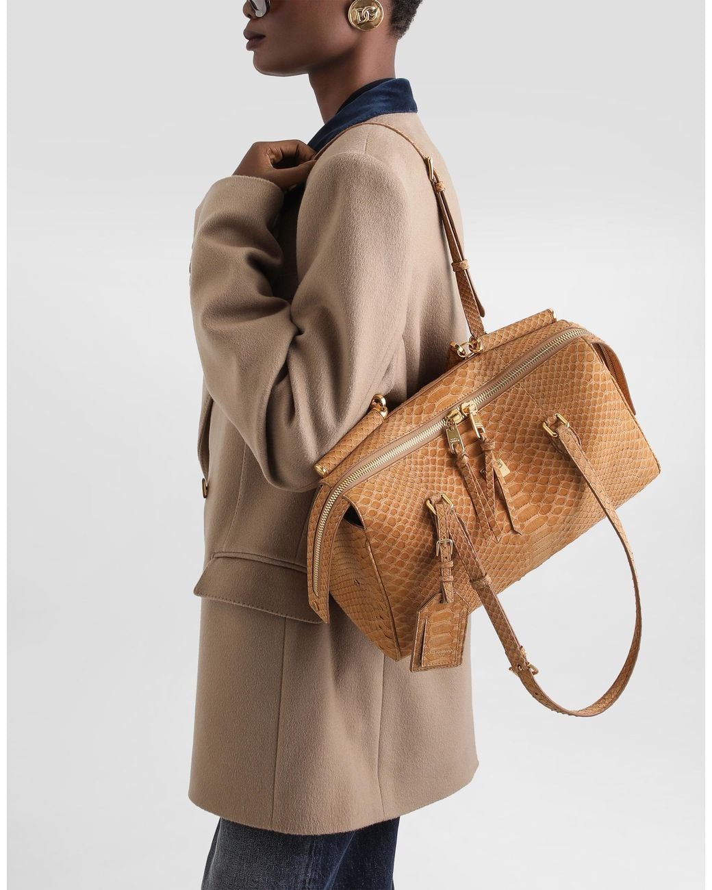 Dolce & Gabbana Brown Borsaspalla-Tracolla