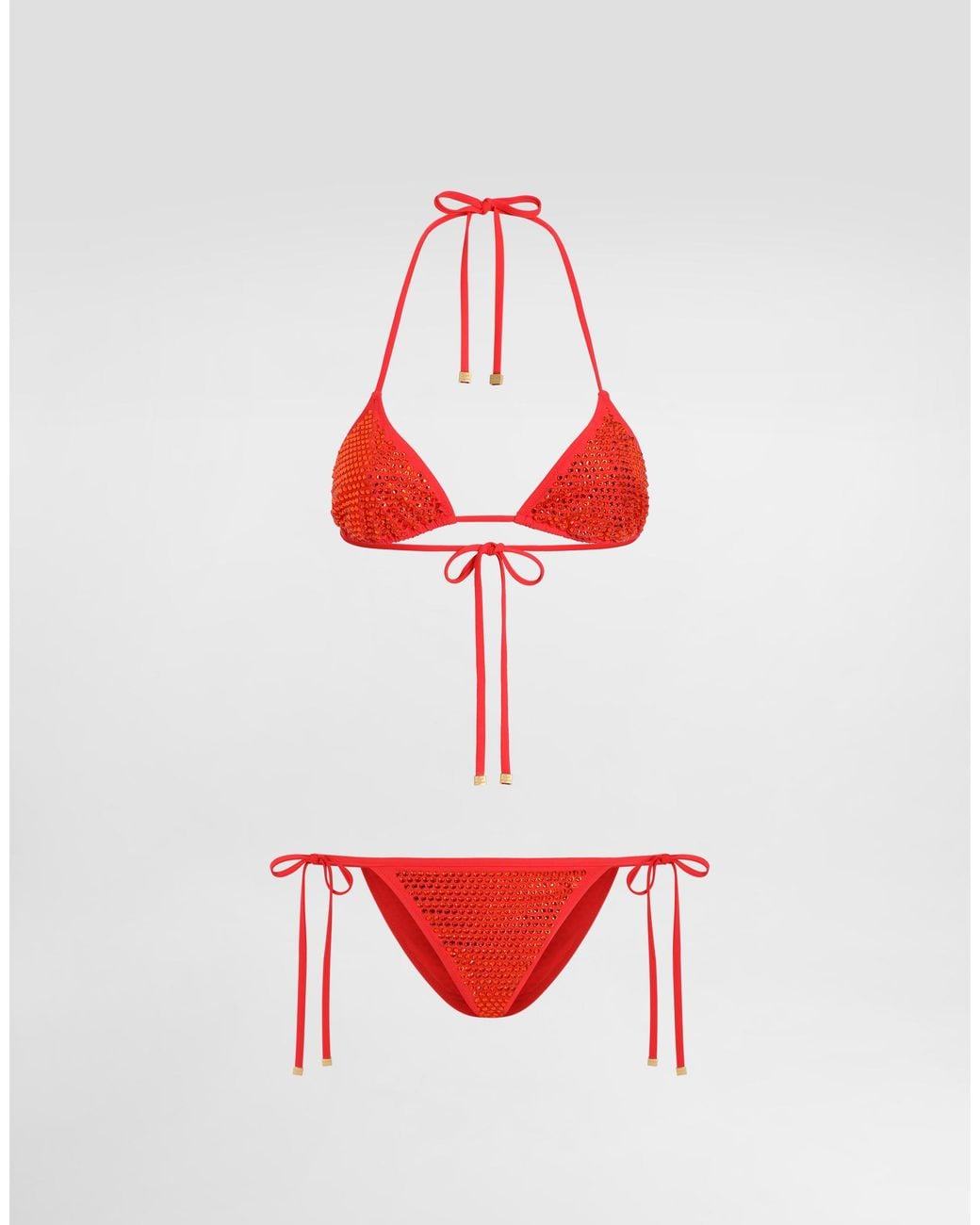 Bikini De Triángulo Dolce & Gabbana de color Red