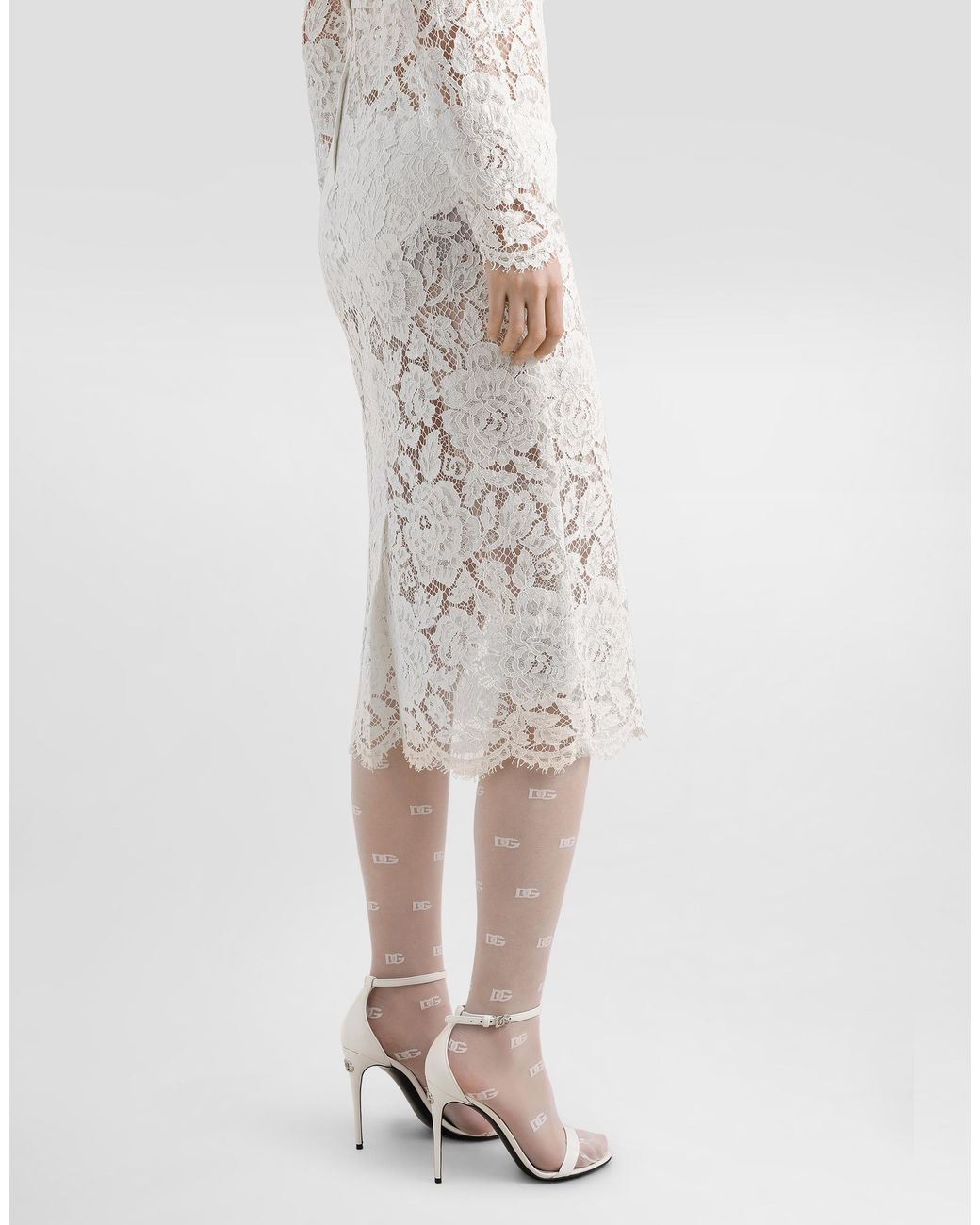 Dolce & Gabbana White Abito