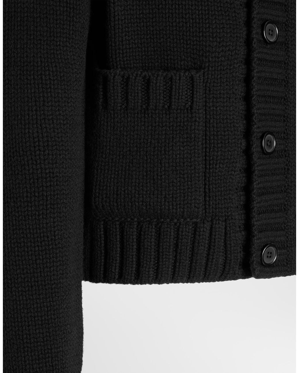 Dolce & Gabbana Black Virgin Wool Jacket for men