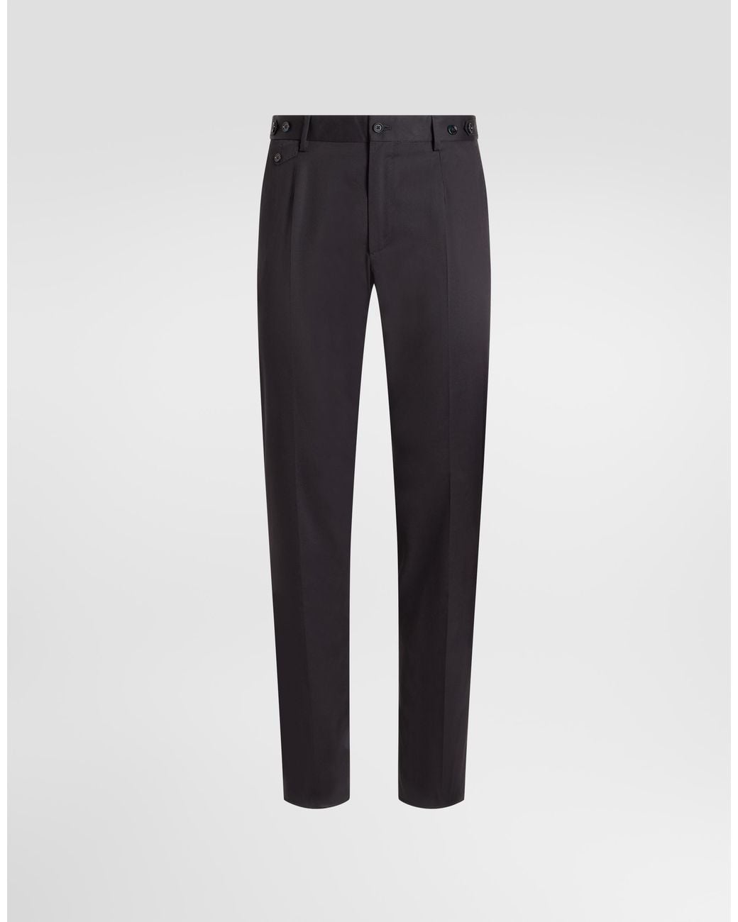 Dolce & Gabbana Blue Cotton Trousers for men