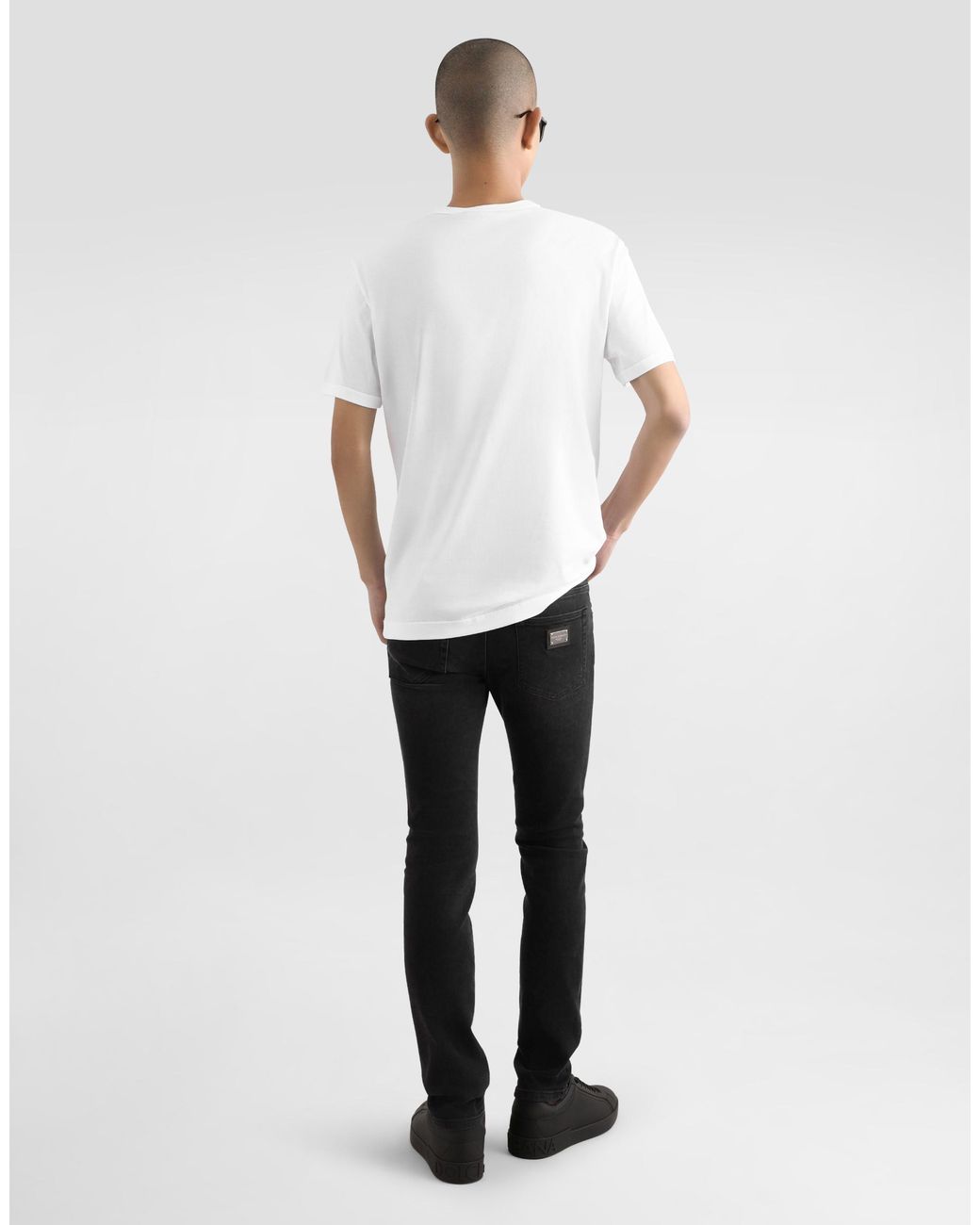 Dolce & Gabbana White T-Shirt M/Corta Giro for men