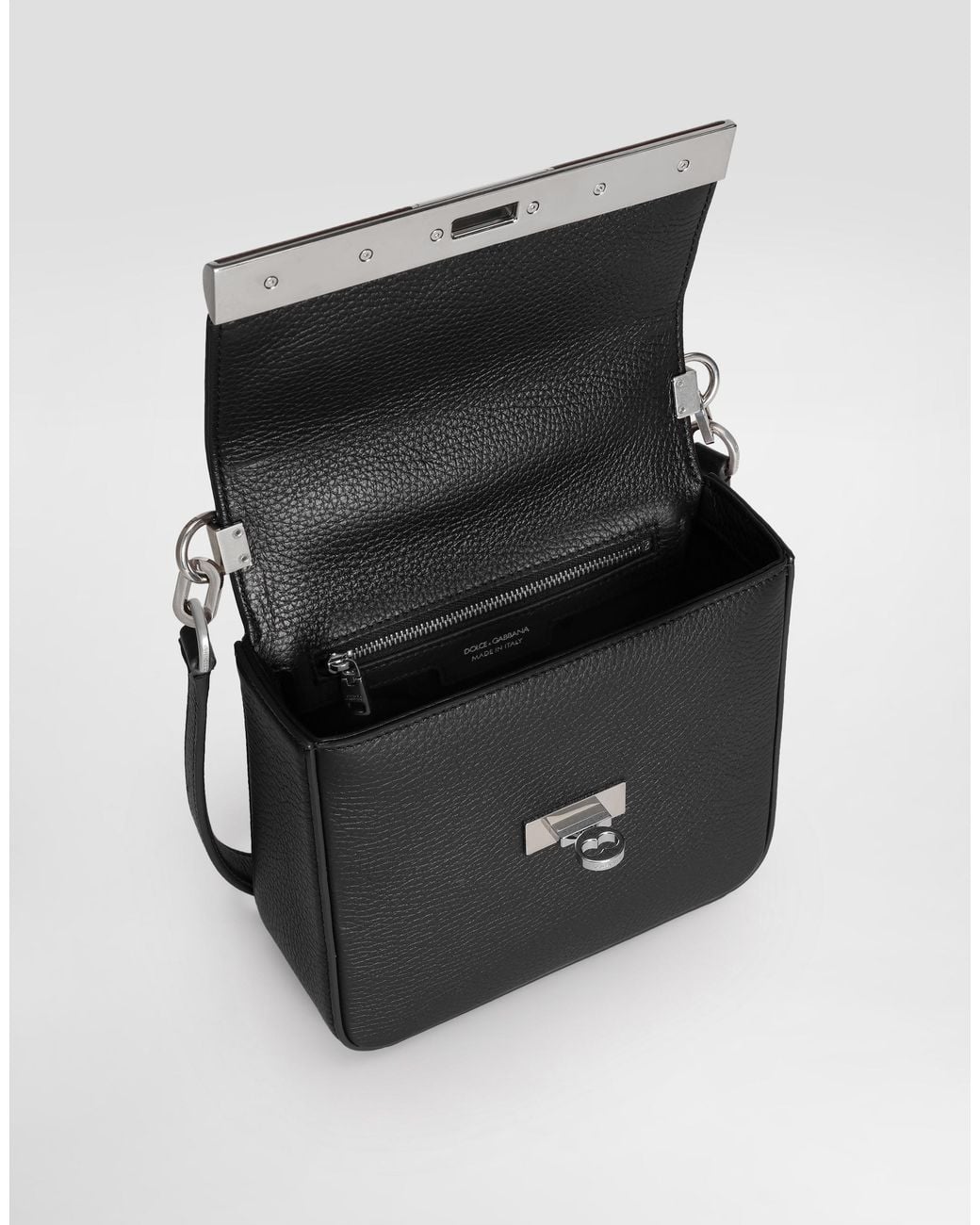 Dolce & Gabbana White Deerskin Bag for men