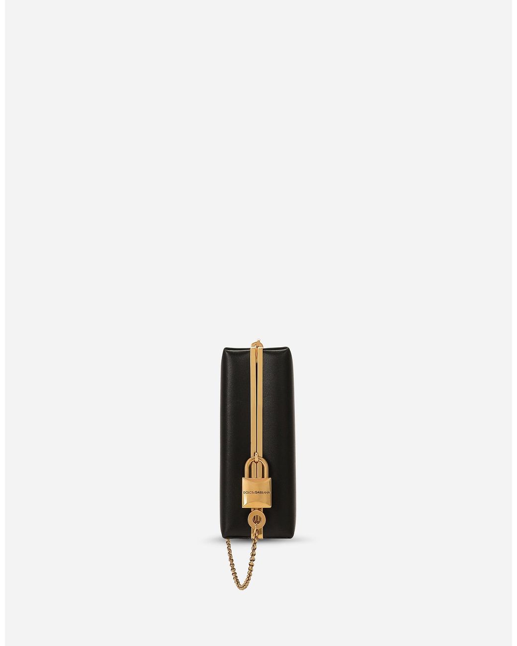 Dolce & Gabbana Black Eva Leather Clutch