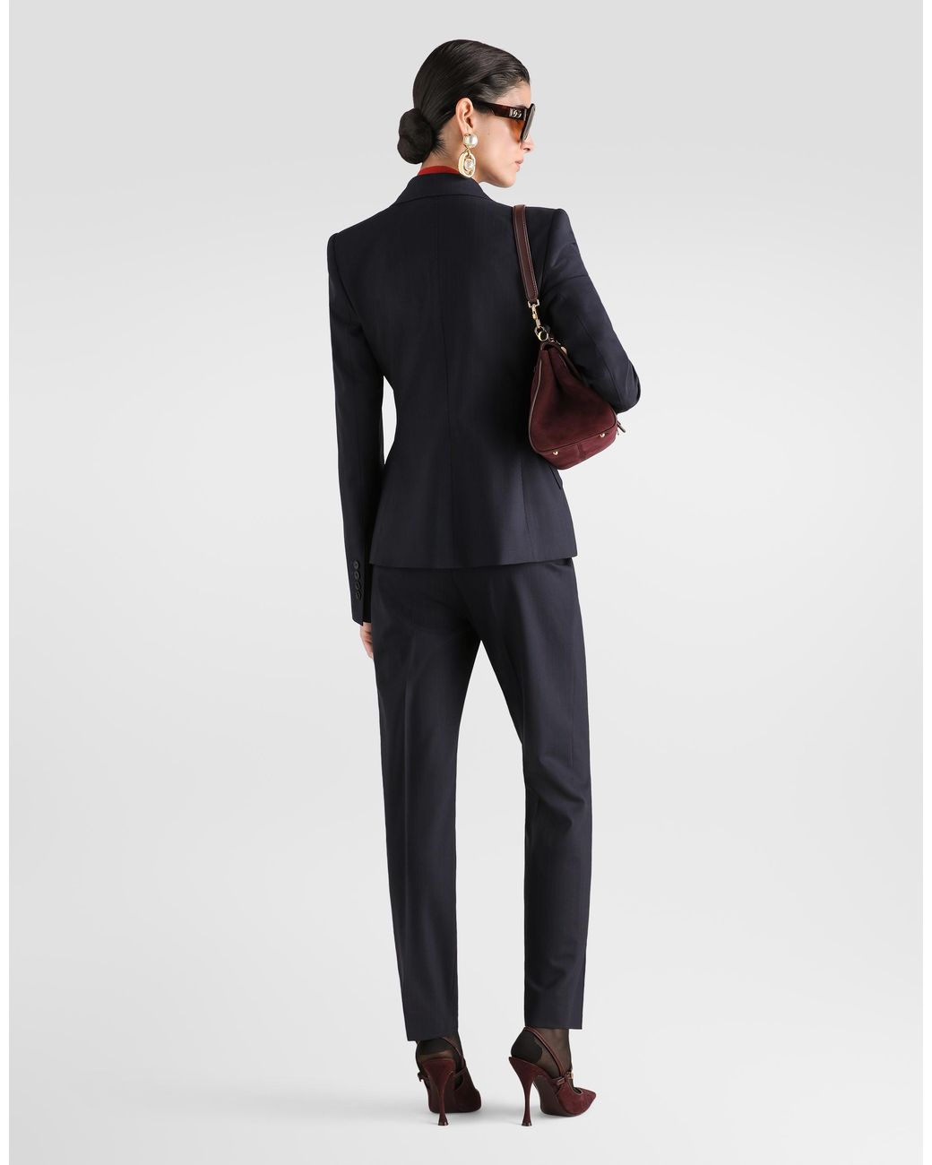 Dolce & Gabbana Blue Turlington Double-Breasted Jacket