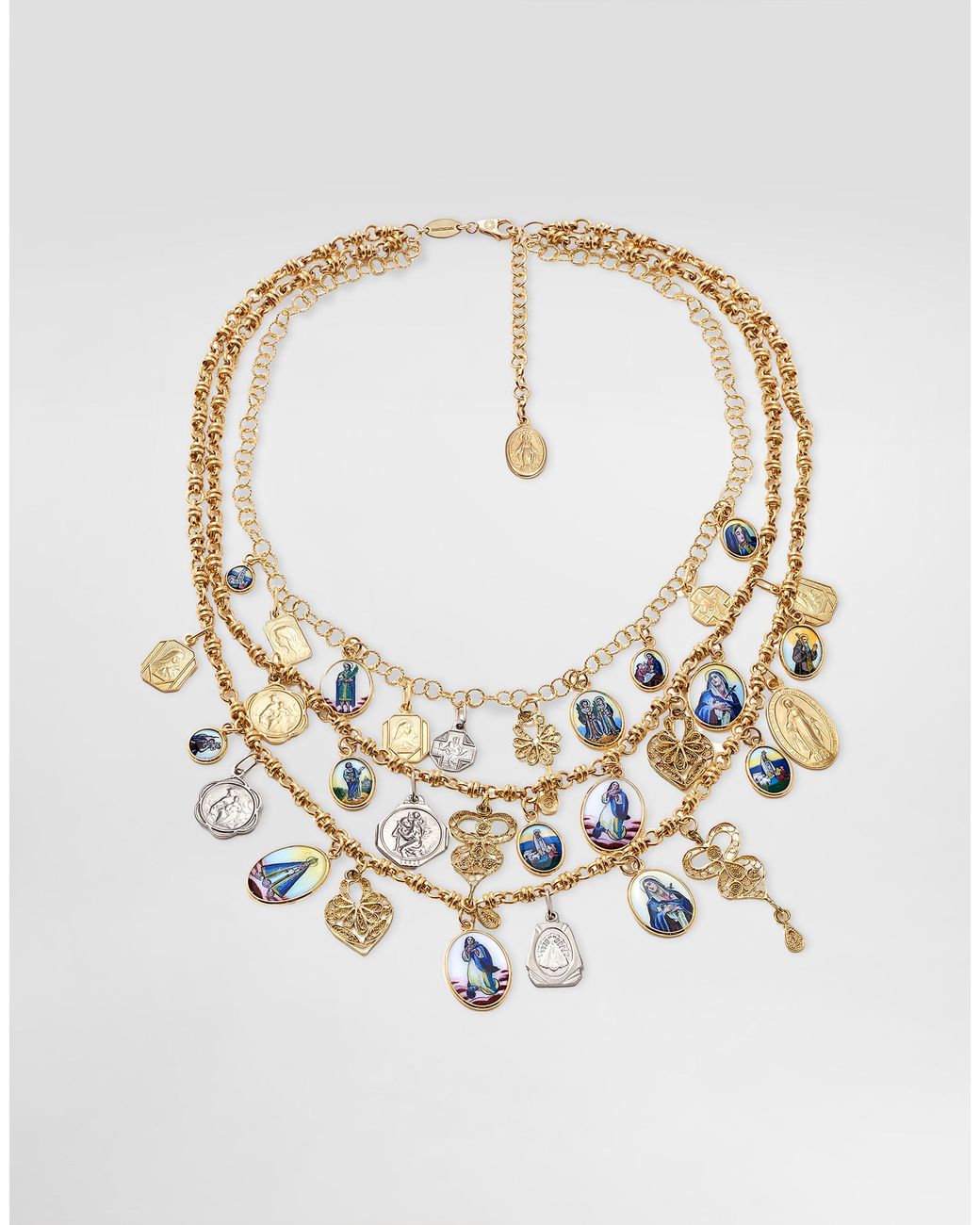 Dolce & Gabbana White Sicily Necklace 18 Carat
