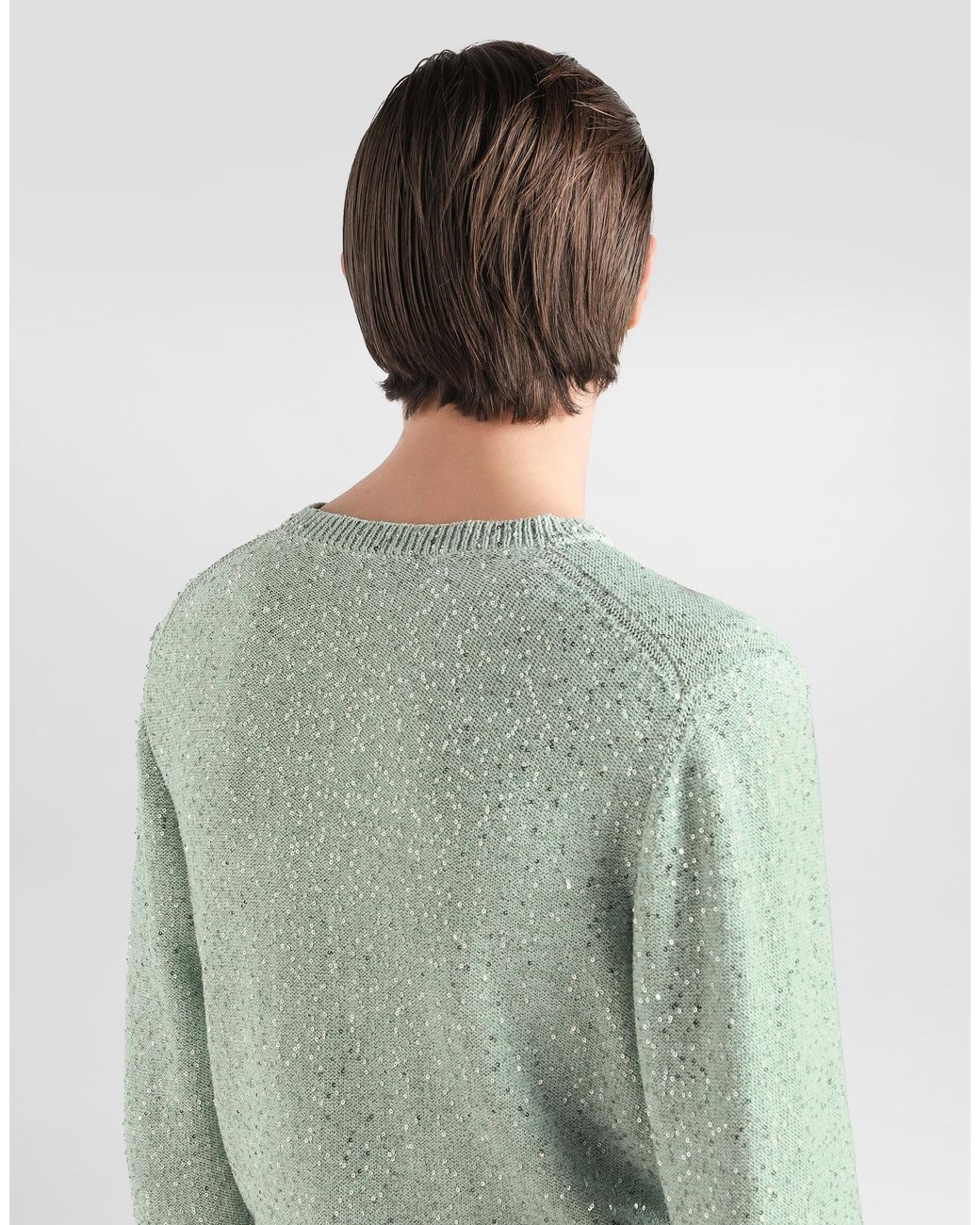 Dolce & Gabbana Green Pull Girocollo M/L for men