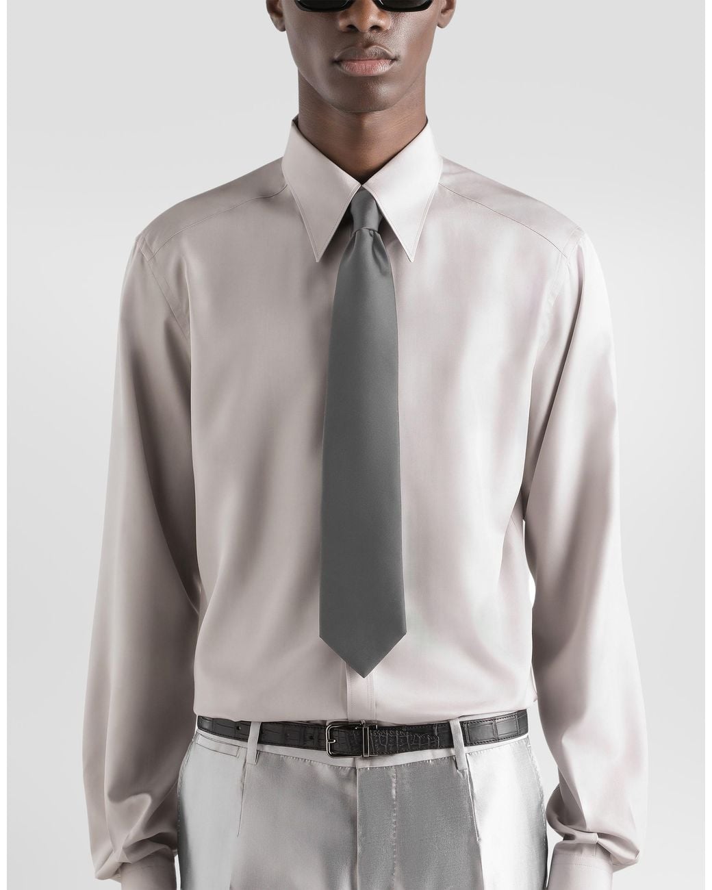 Cravatta di Dolce & Gabbana in White da Uomo
