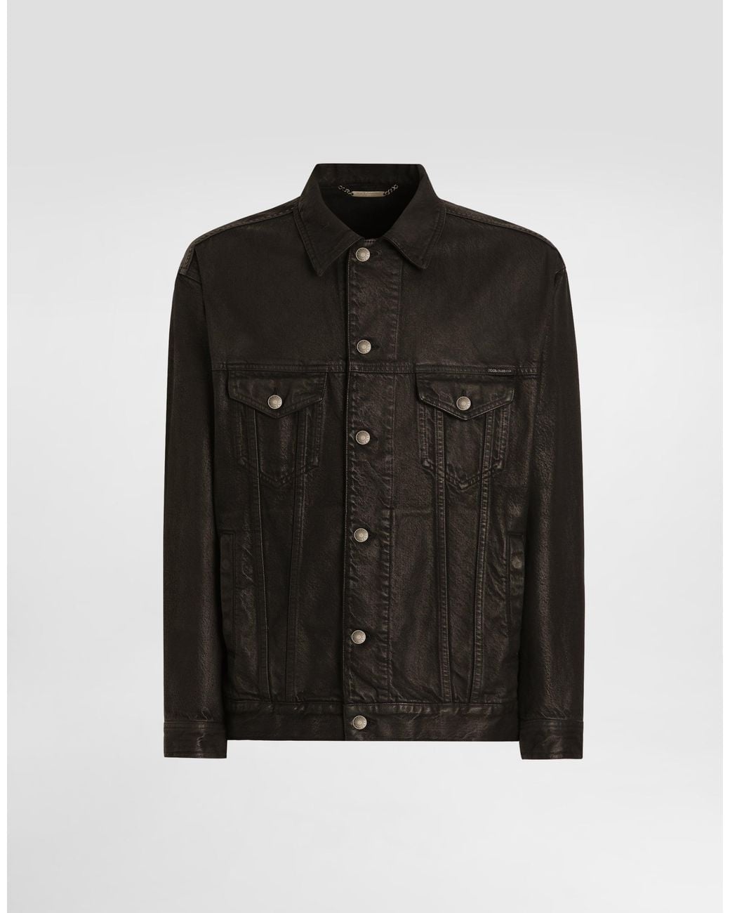 Dolce & Gabbana Black Denim Jacket for men