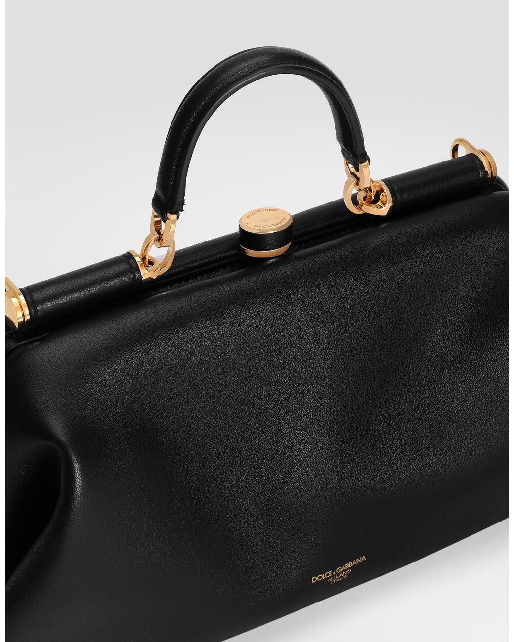 Dolce & Gabbana Black Large Grandma Handbag
