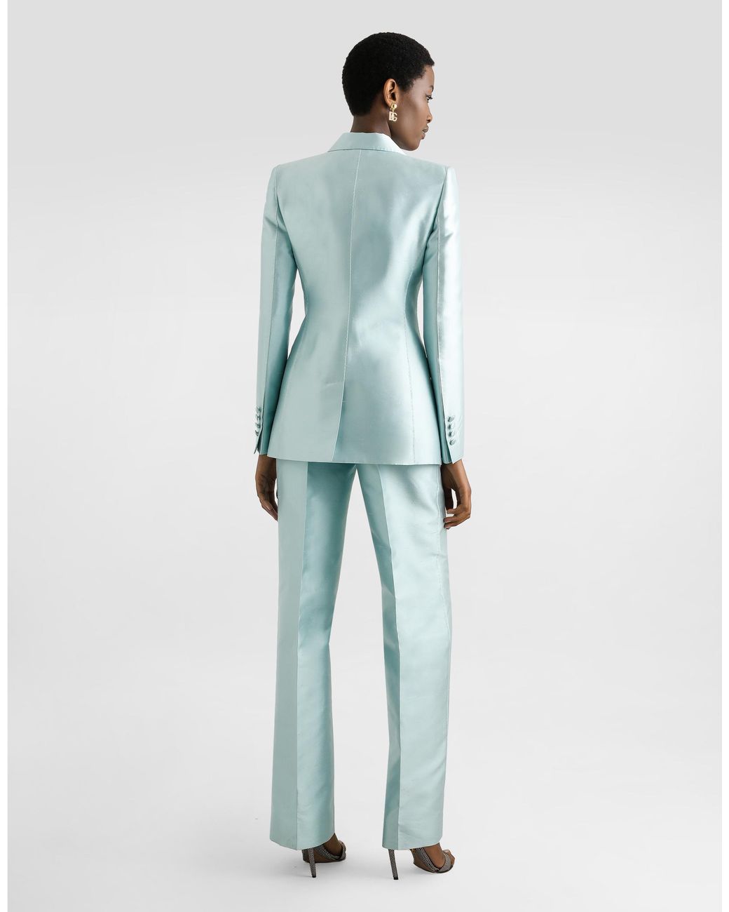 Dolce & Gabbana Blue Double-Breasted Jacket