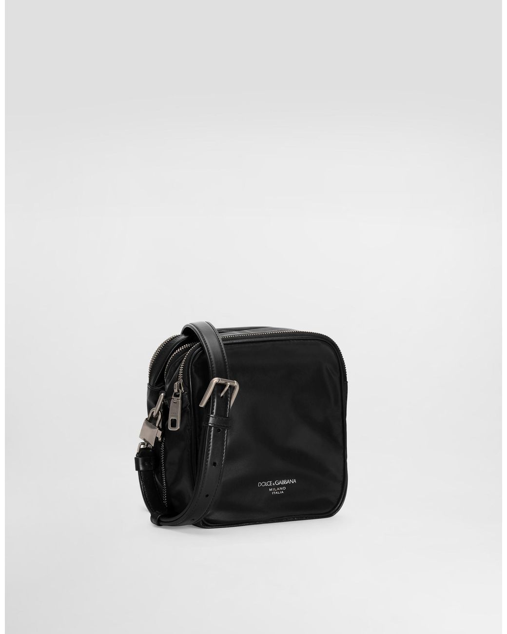 Dolce & Gabbana Black Leather Bag for men