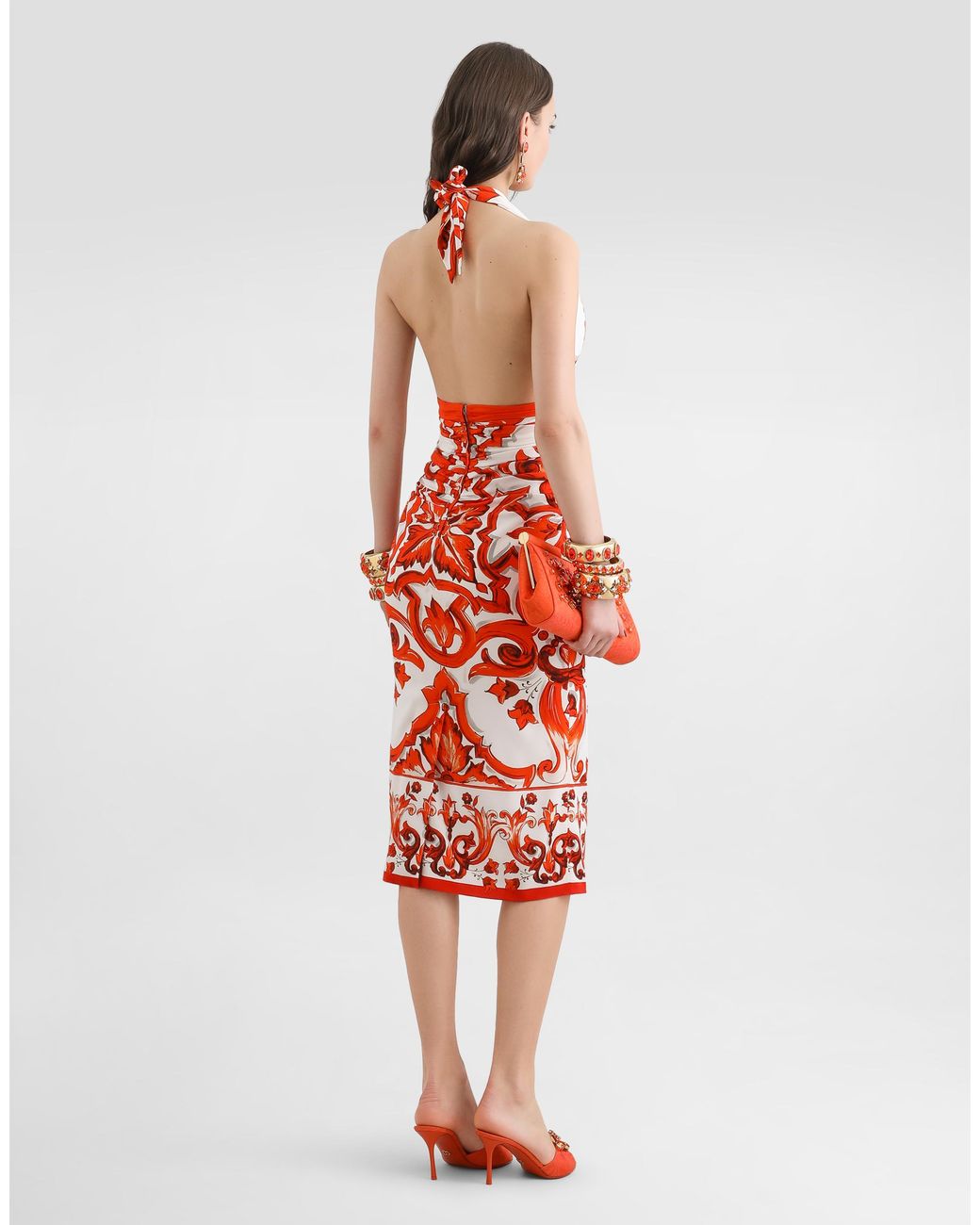 Dolce & Gabbana Red Abito