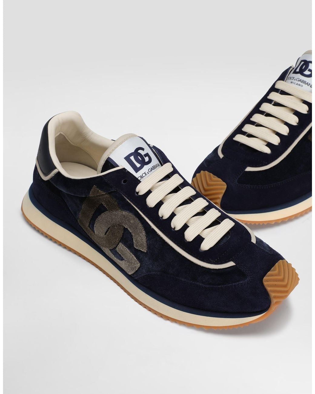 Dolce & Gabbana Blue Dg Cushion Low-Top Sneakers for men
