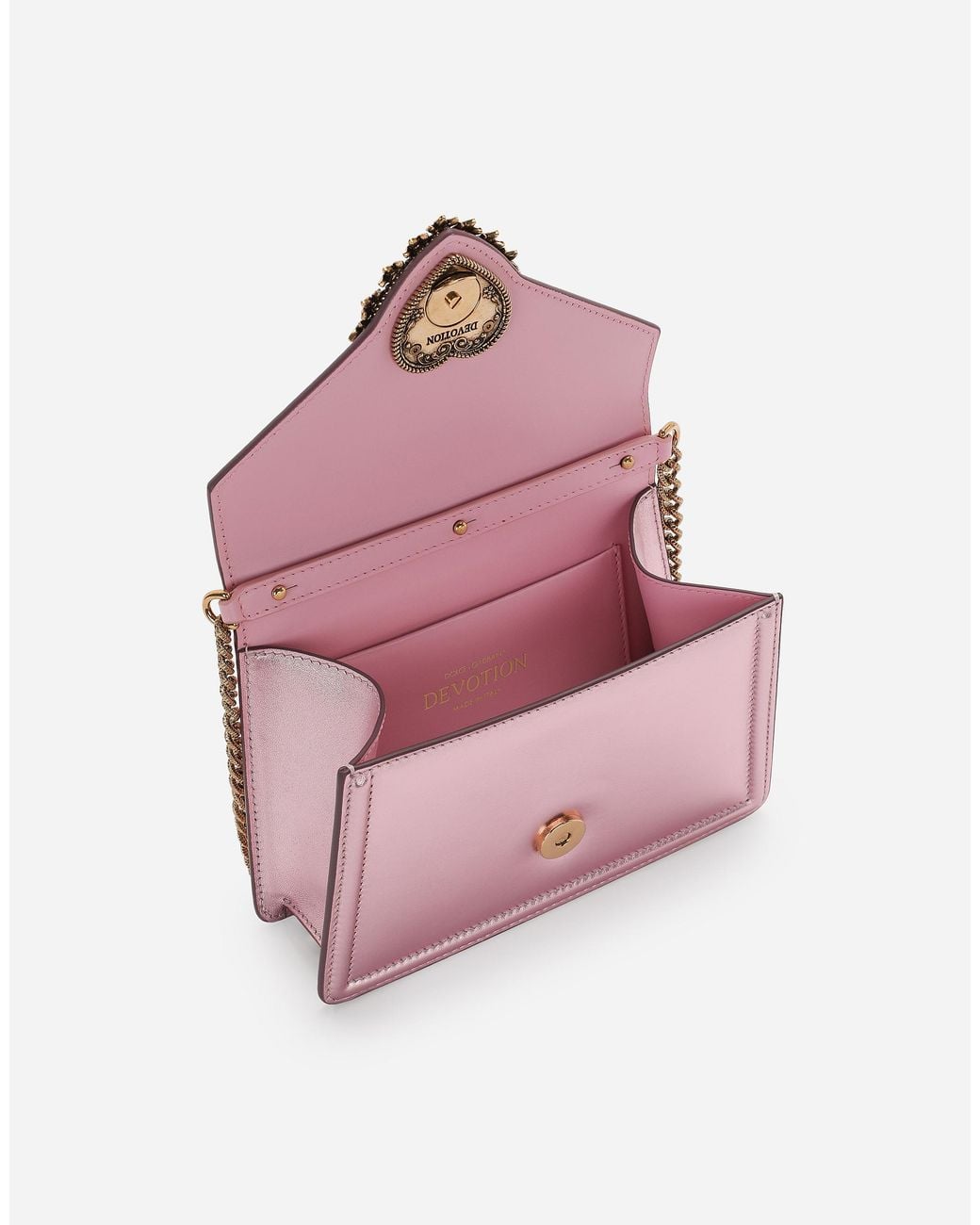 Top Handle Devotion Piccola di Dolce & Gabbana in Pink