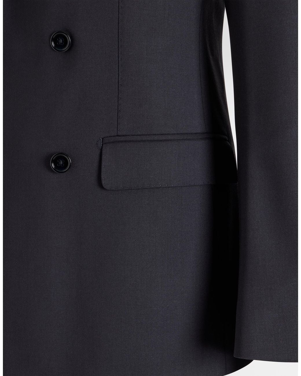 Dolce & Gabbana Blue Double-Breasted Martini Light Wool Gabardine Suit for men