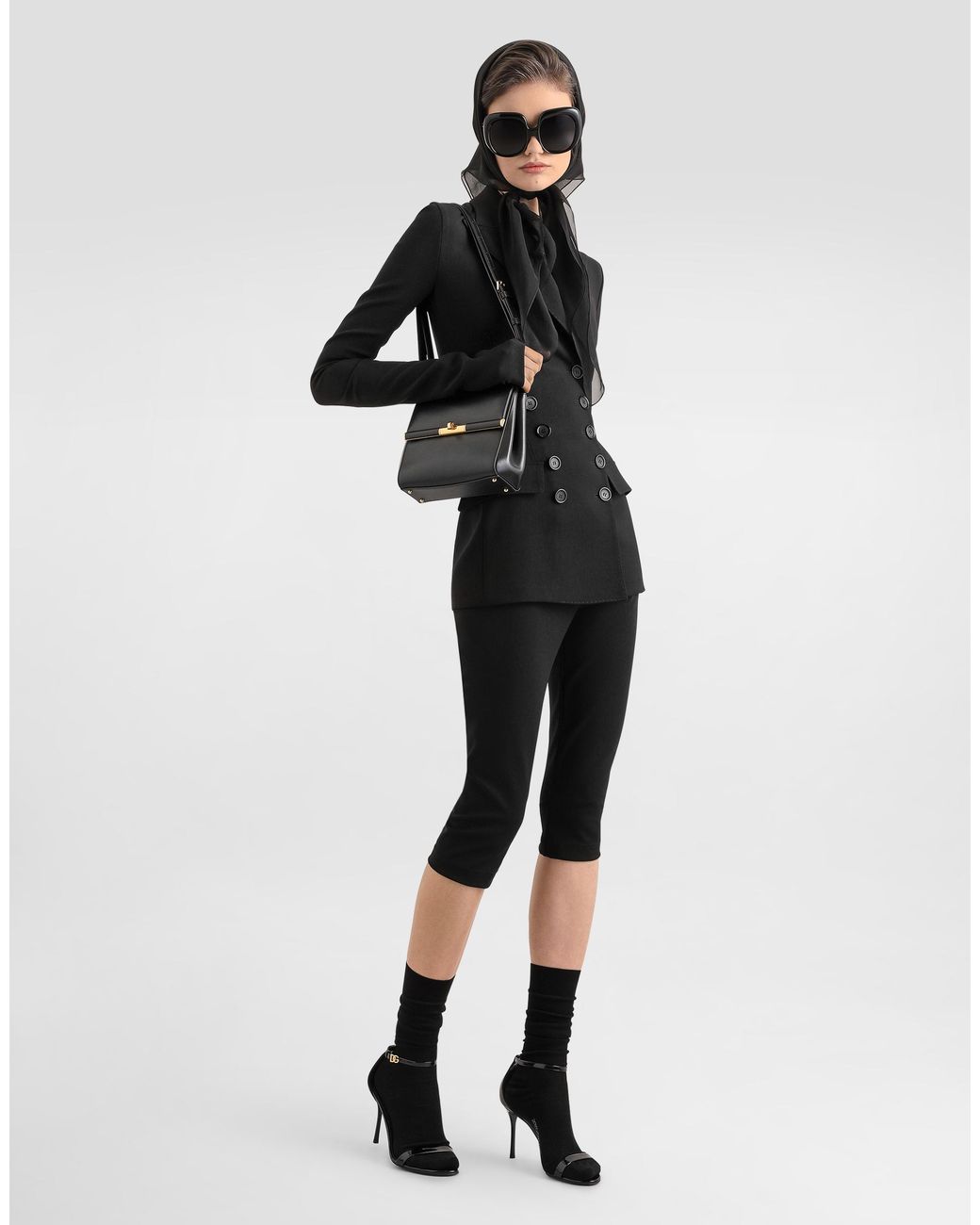 Dolce & Gabbana Black Double-Breasted Jacket