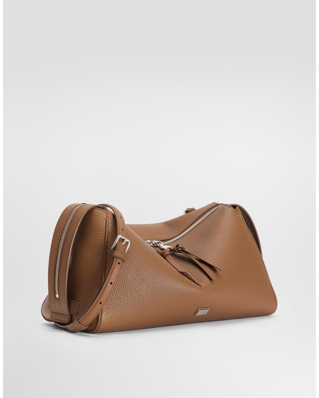 Dolce & Gabbana Brown Vittoria Calfskin Crossbody Bag for men