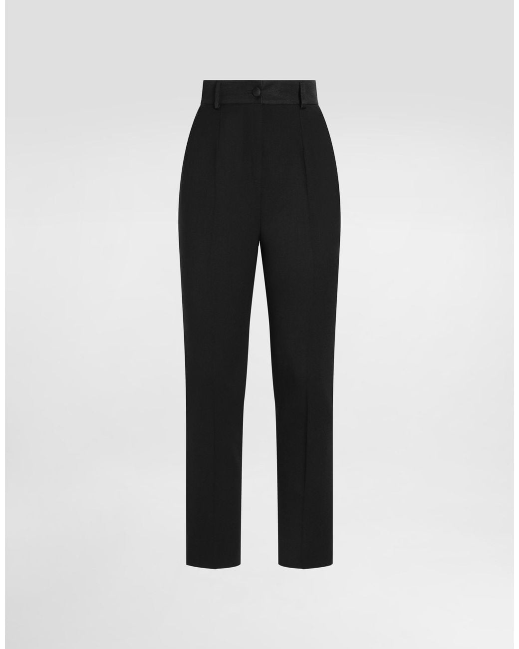Dolce & Gabbana Black Bi-Stretch Twill Trousers
