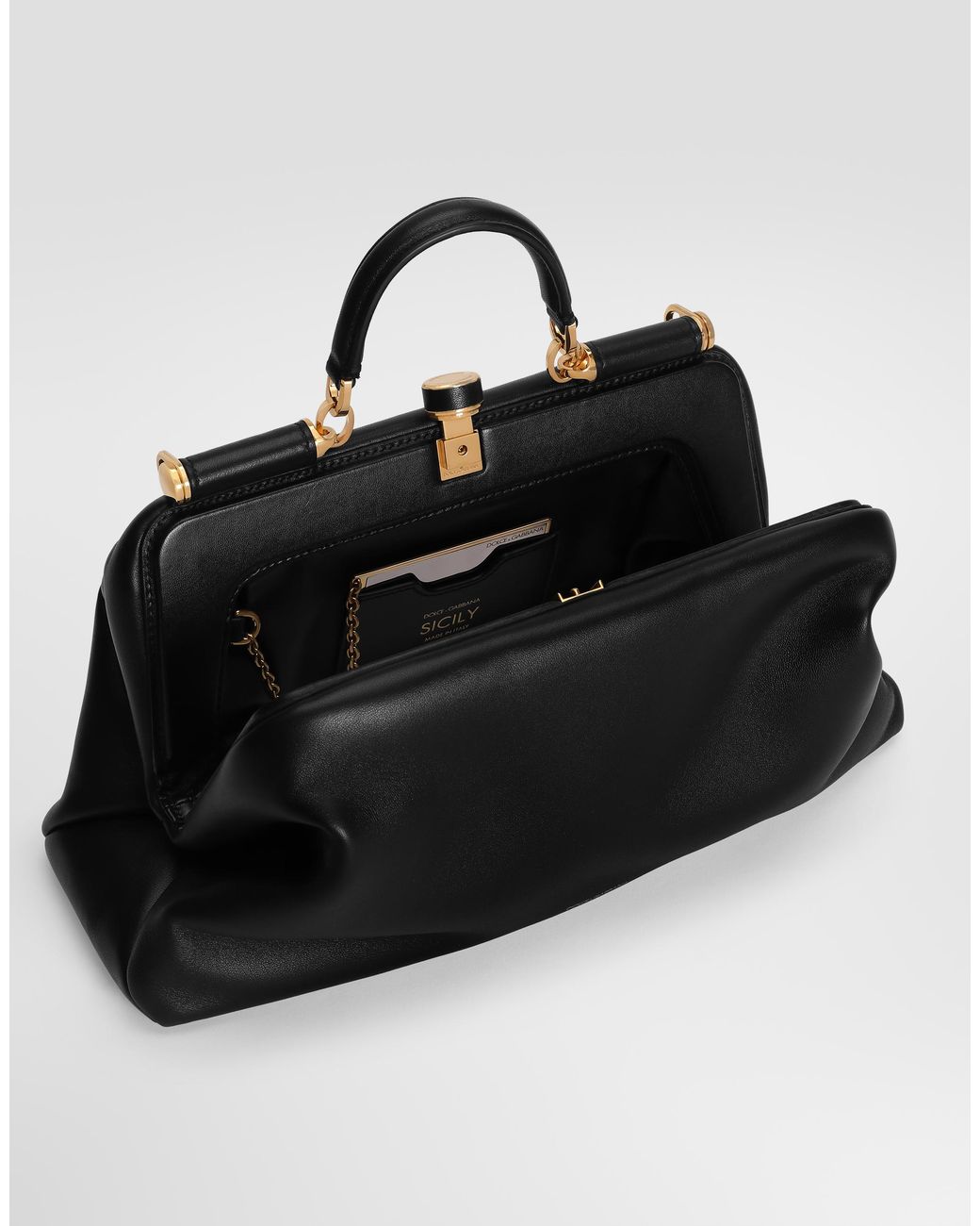 Dolce & Gabbana Black Large Grandma Handbag