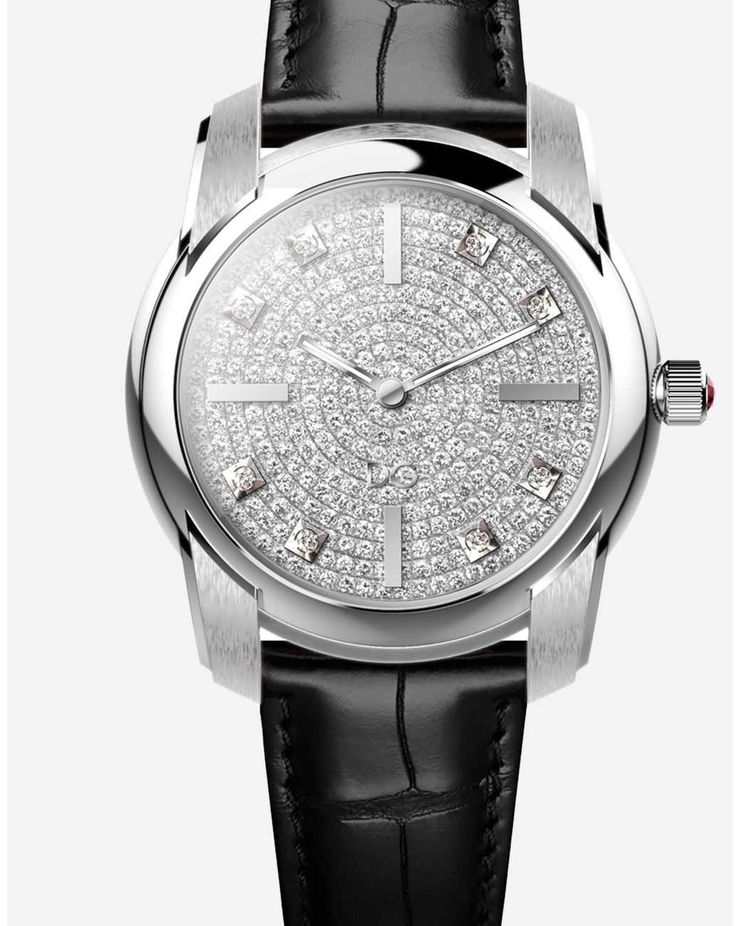 Dolce & Gabbana Gray Dg7 Pavé Watch