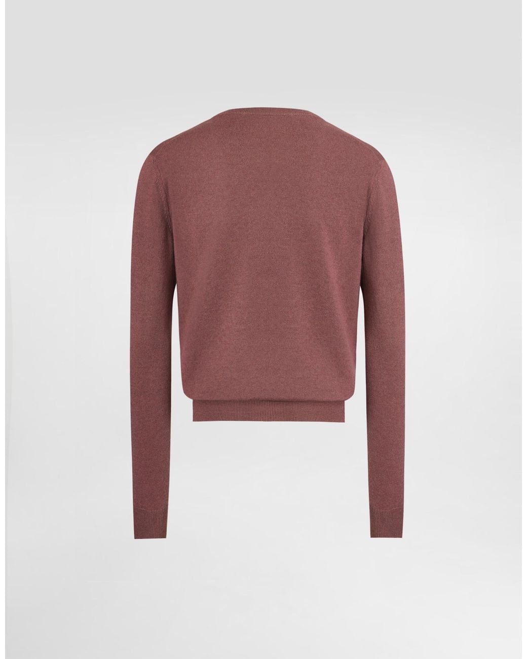 Dolce & Gabbana Red Cashmere Pullover