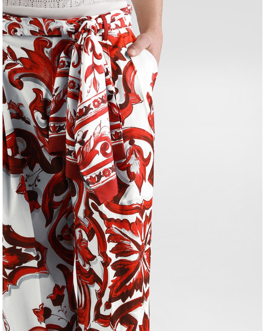 Dolce & Gabbana Red Pantalone for men