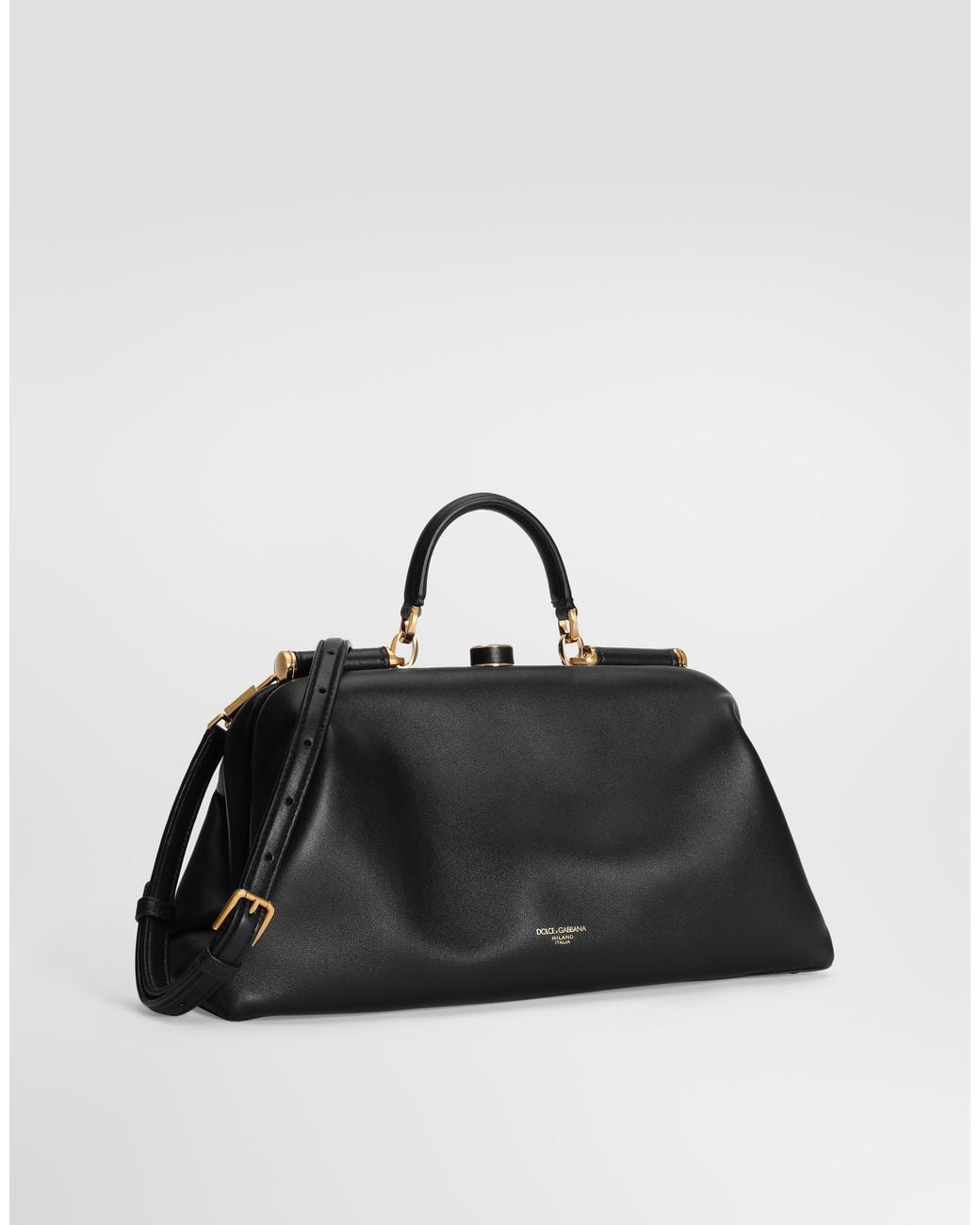 Dolce & Gabbana Black Large Grandma Handbag