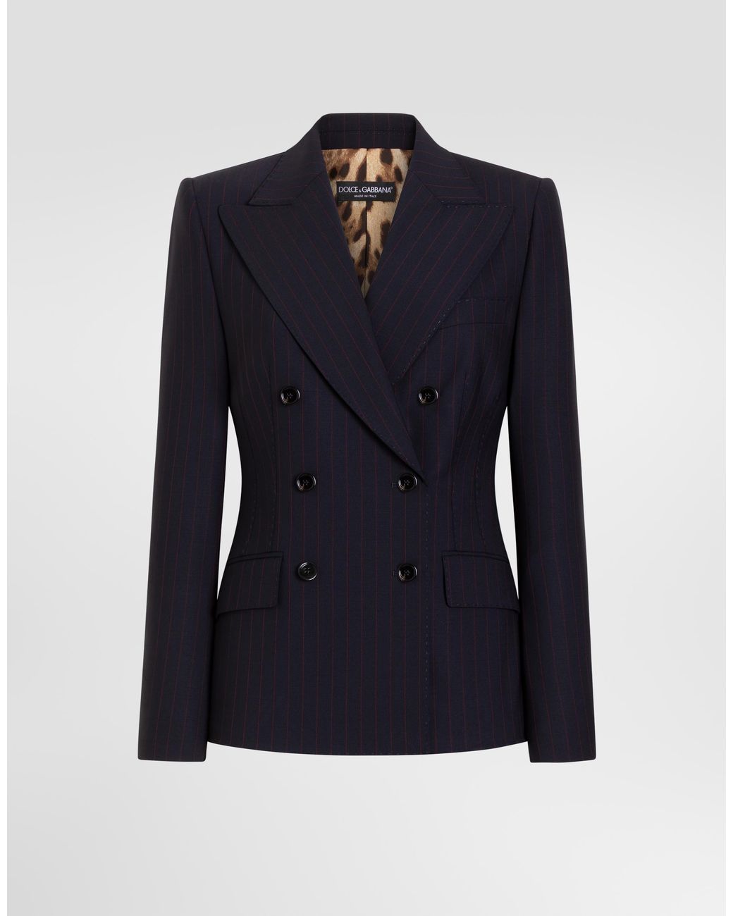 Dolce & Gabbana Blue Turlington Double-Breasted Jacket