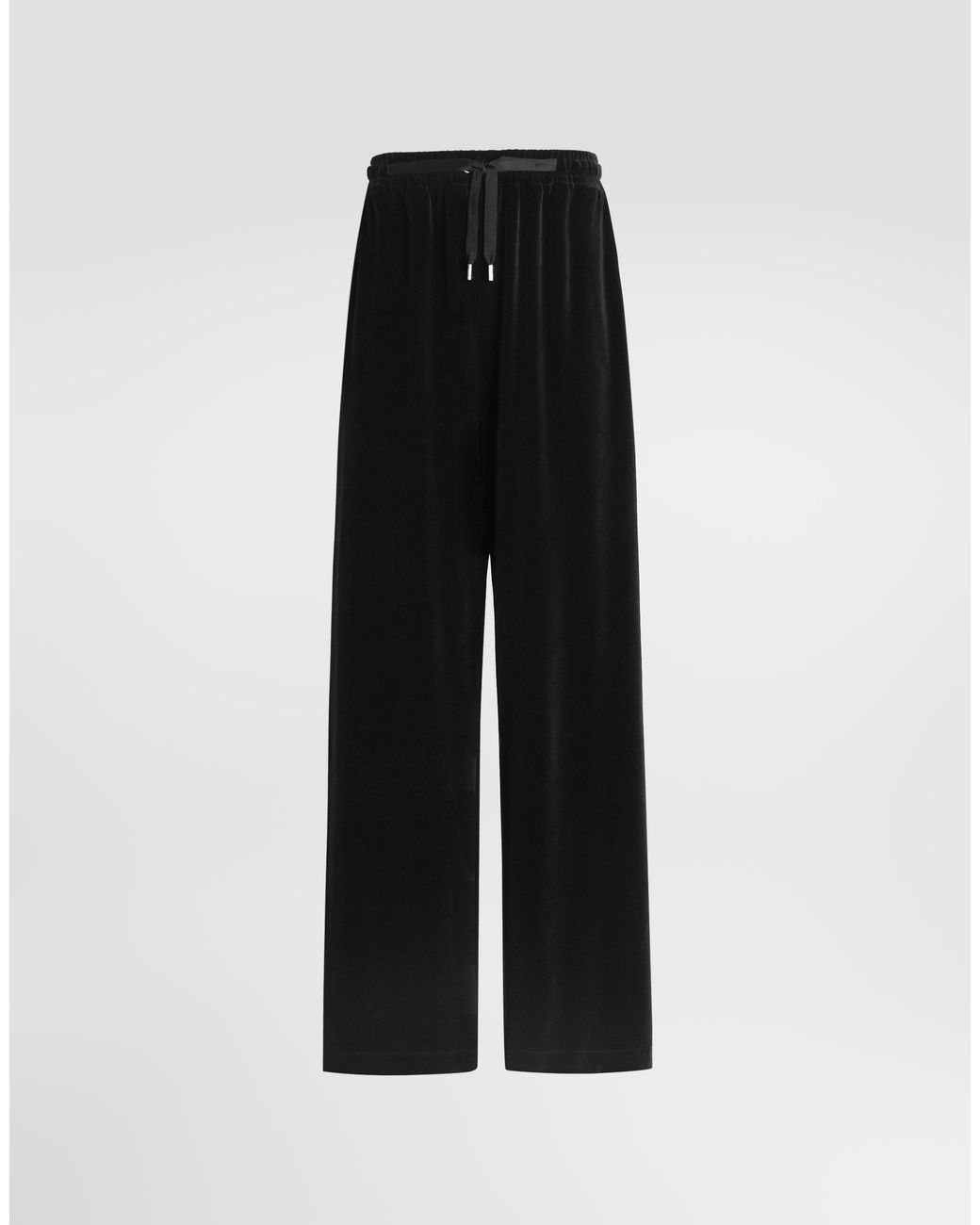 Dolce & Gabbana Black Chenille Trousers