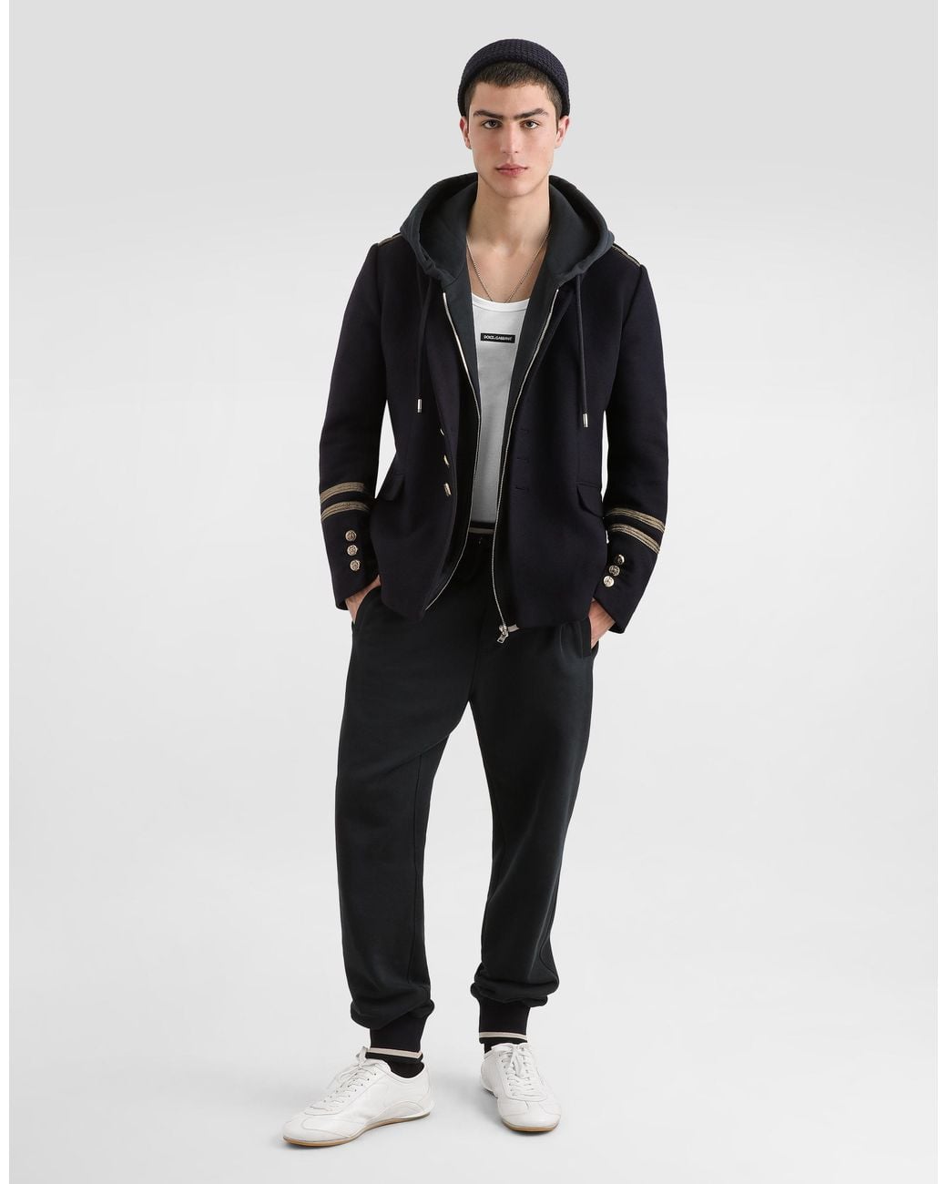 Dolce & Gabbana Gehrock Aus Wolle in Blue für Herren