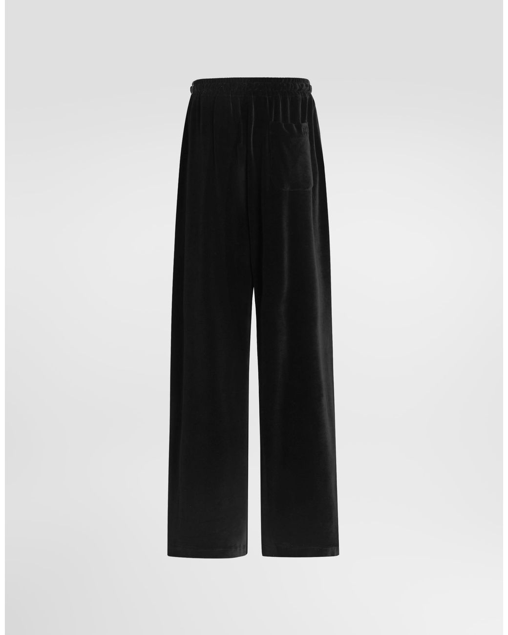 Dolce & Gabbana Black Chenille Trousers