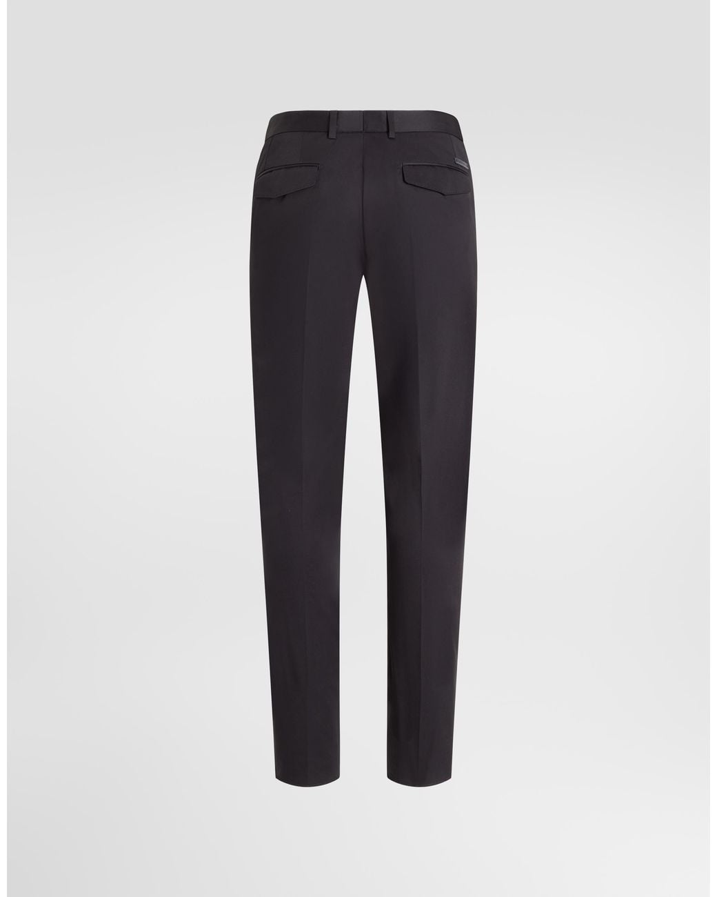Dolce & Gabbana Blue Cotton Trousers for men